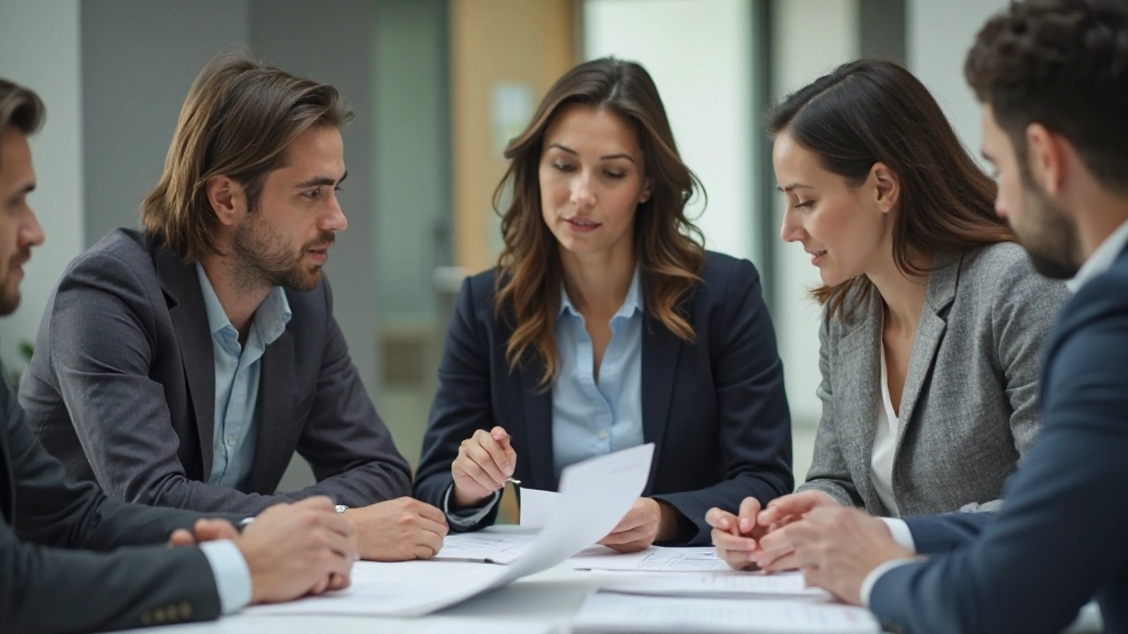 Встреча команды для обсуждения результатов анализа рынка