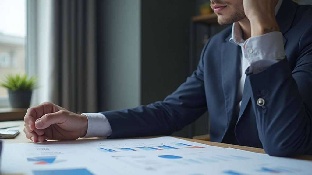 Профессиональное рабочее пространство с финансовыми документами и графиками на столе